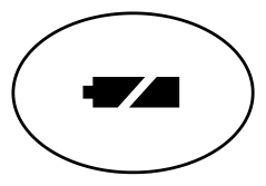 Low battery icon shown on the thermostat display