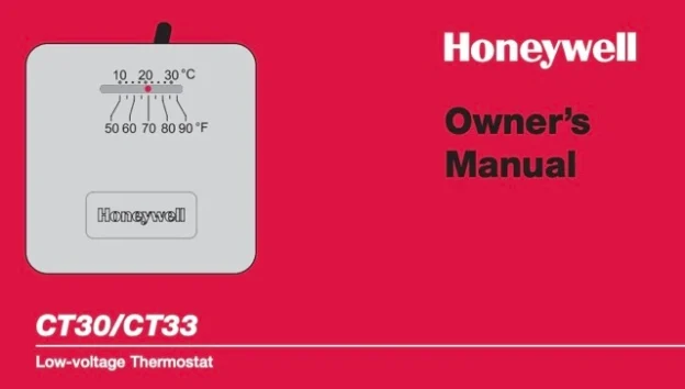Honeywell CT30 Low-voltage Thermostat Owner’s Manual